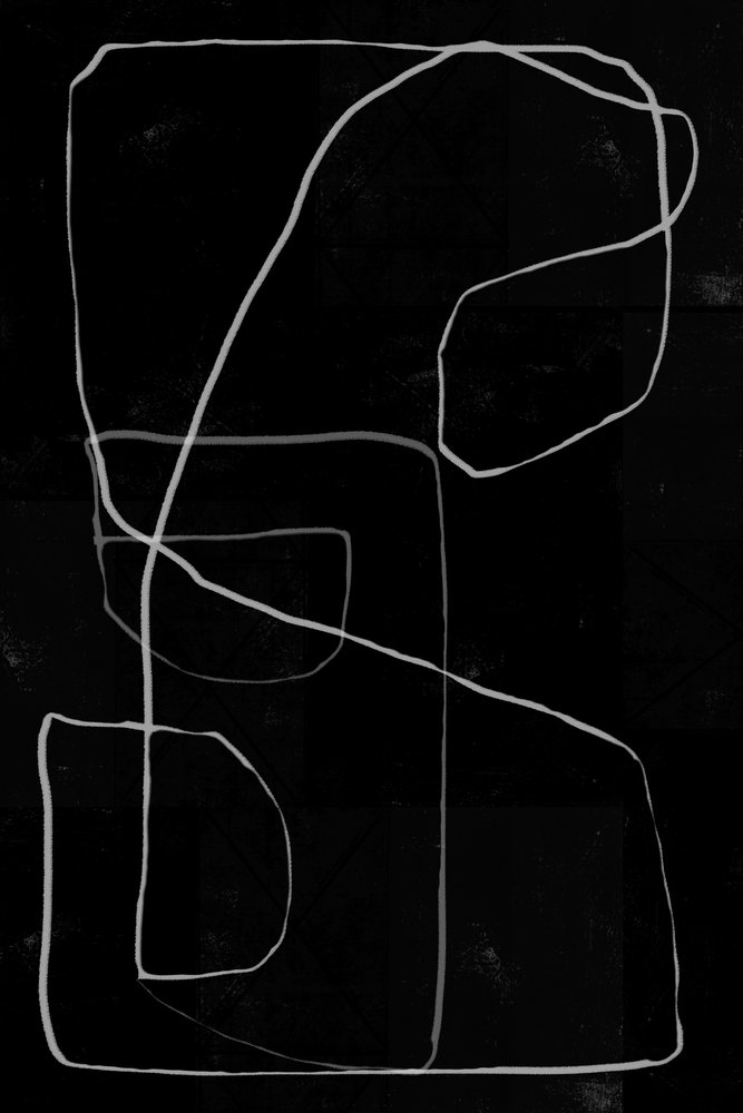 Minimalistiske abstrakte former af cartissi