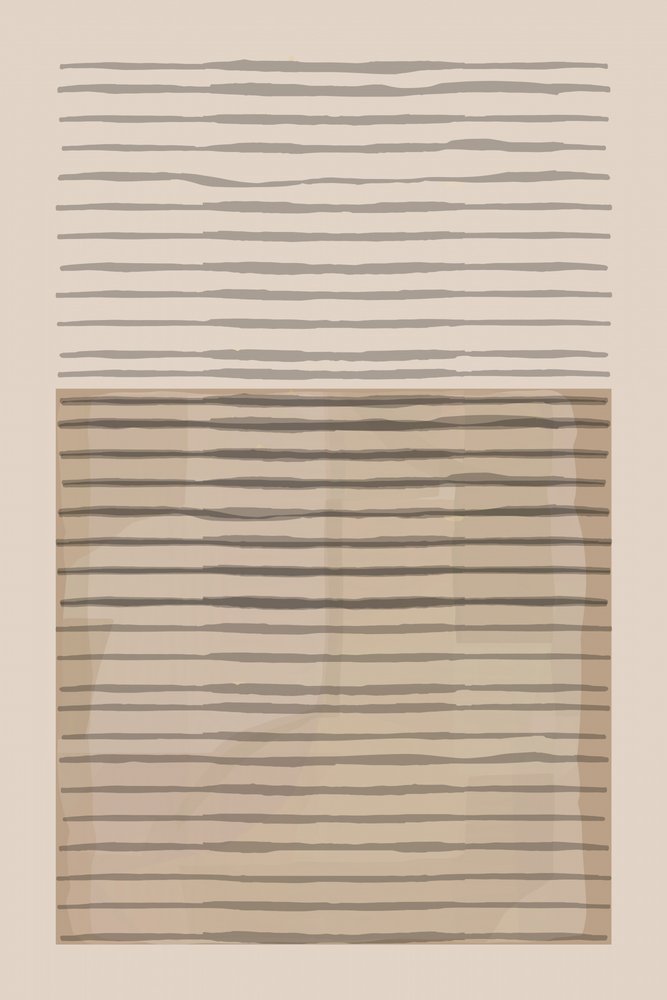 Minimalistiske, jordnære linjer af cartissi