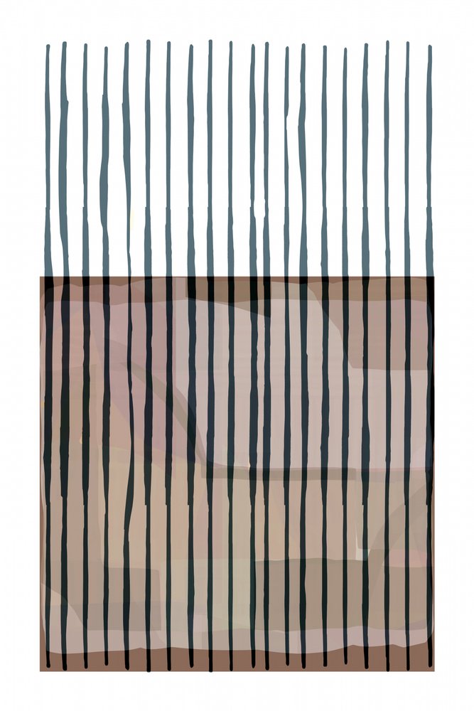 Minimalistiske striber i jordfarver af cartissi