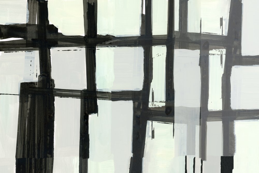 Moderne abstrakt gitter af cartissi