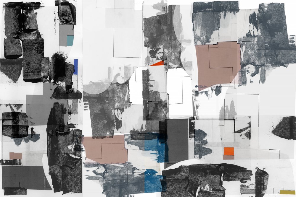 Moderne bycollage af cartissi