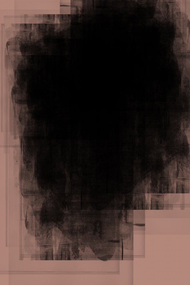 Stemningsfuld sort abstraktion af cartissi