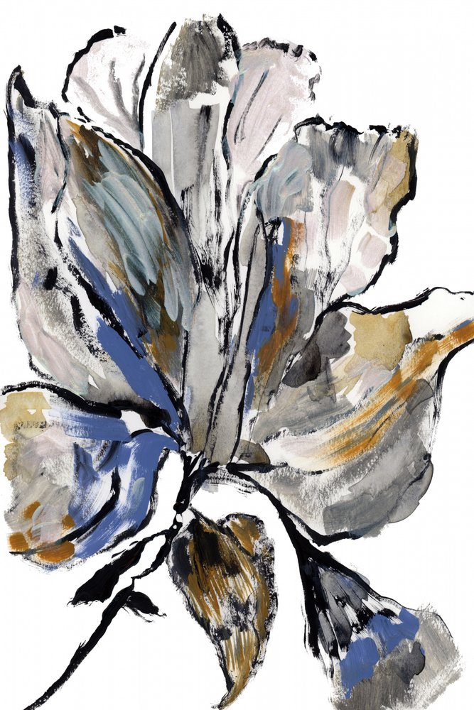 Malerisk blå blomst af cartissi