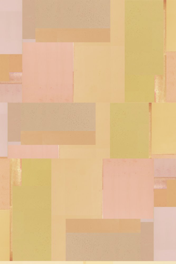 Abstrakt kunst i pastelfarver af cartissi