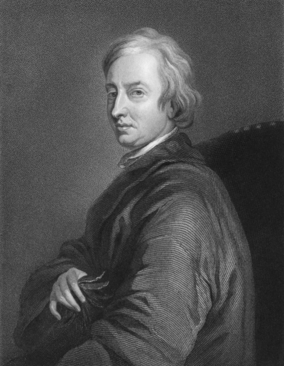 Den engelske digter John Dryden, London, England, ca. 1670 af Unknown