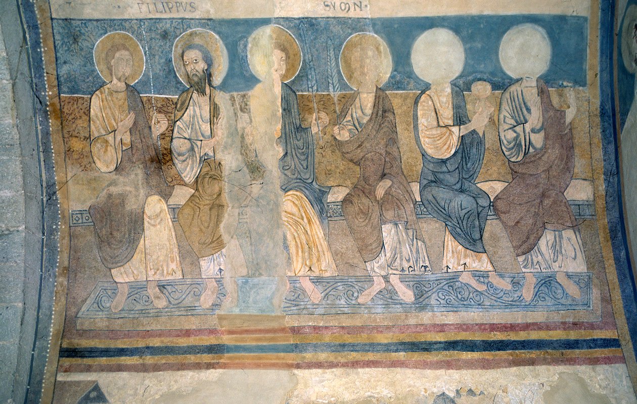 Fresco i vestibulen af Unknown