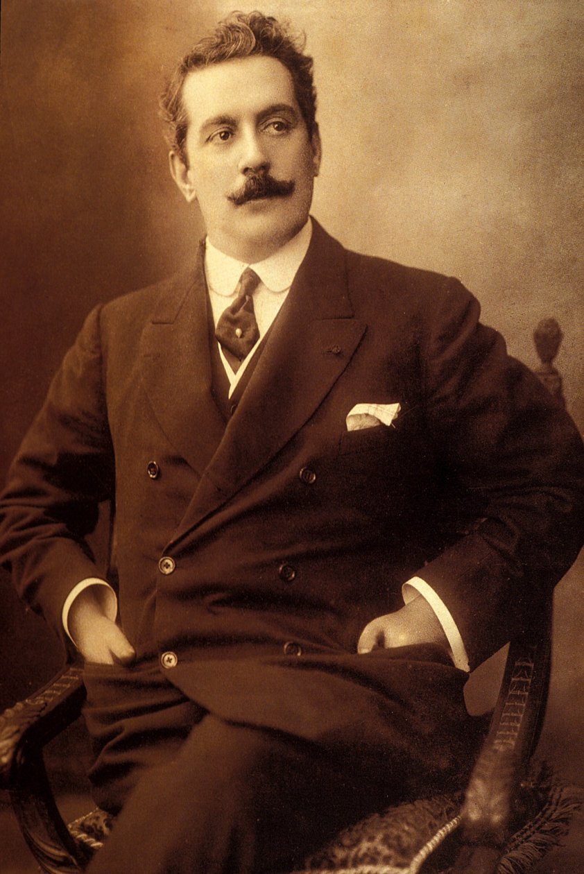 Giacomo Puccini (1858-1924) i 1890 af Unknown
