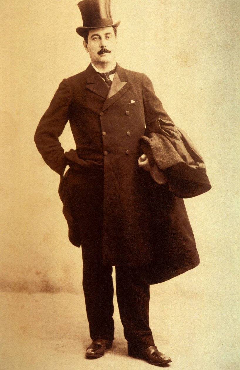 Giacomo Puccini (1858-1924) i 1899 af Unknown