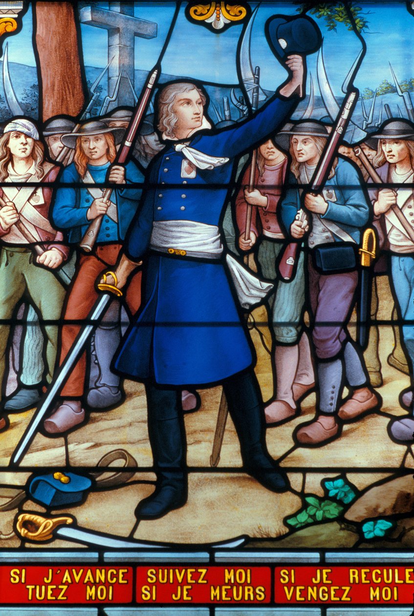 Henri de La Rochejaquelein - Nantes - Musee Dobree - Midlertidig udstilling - "" Glasmosaik og Vendeekrigen"" af Unknown