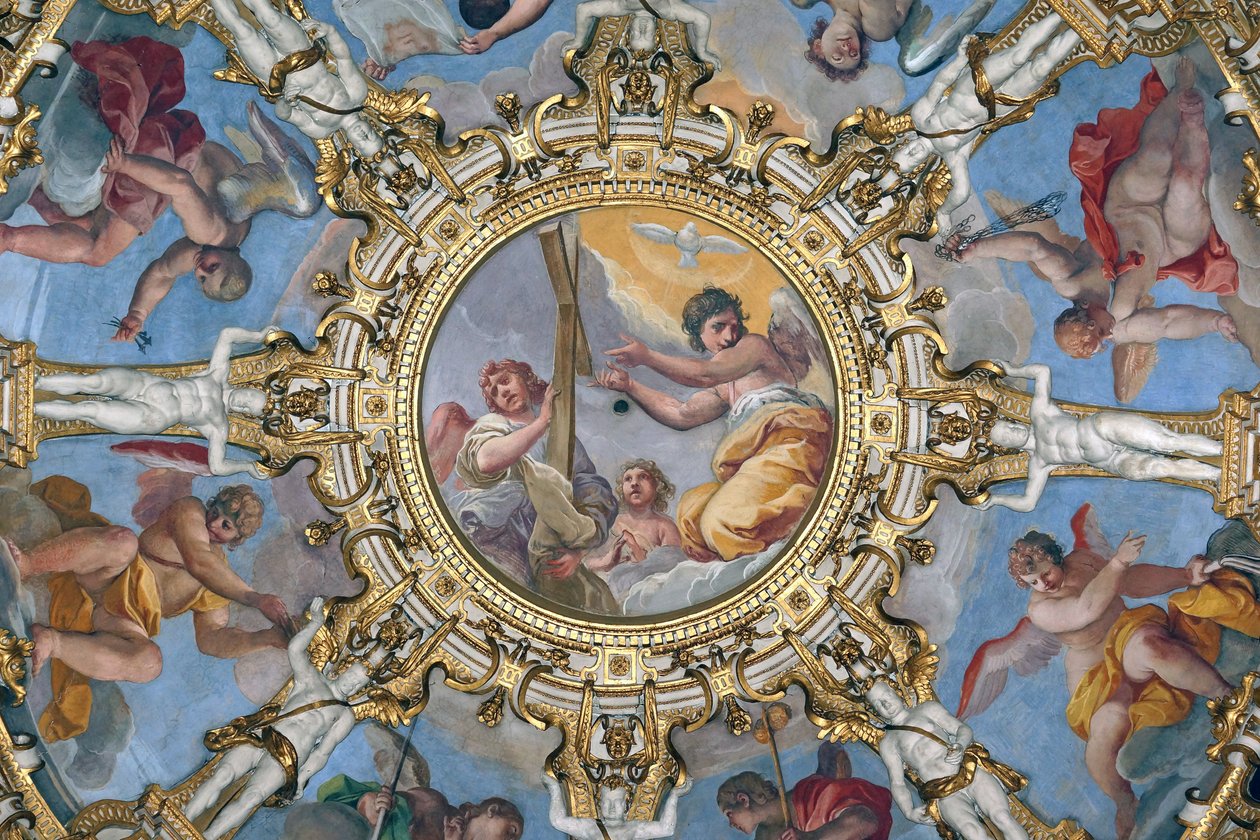 Interiør af Madonna della Ghiara, Reggio Emilia, Emilia-Romagna, Italien af Unknown