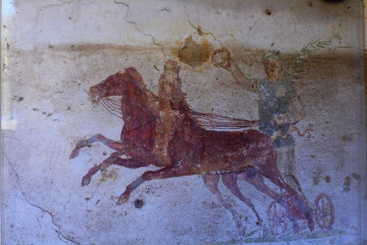 Maleri af domus af Aurige Ancient OstiaItalien af Unknown