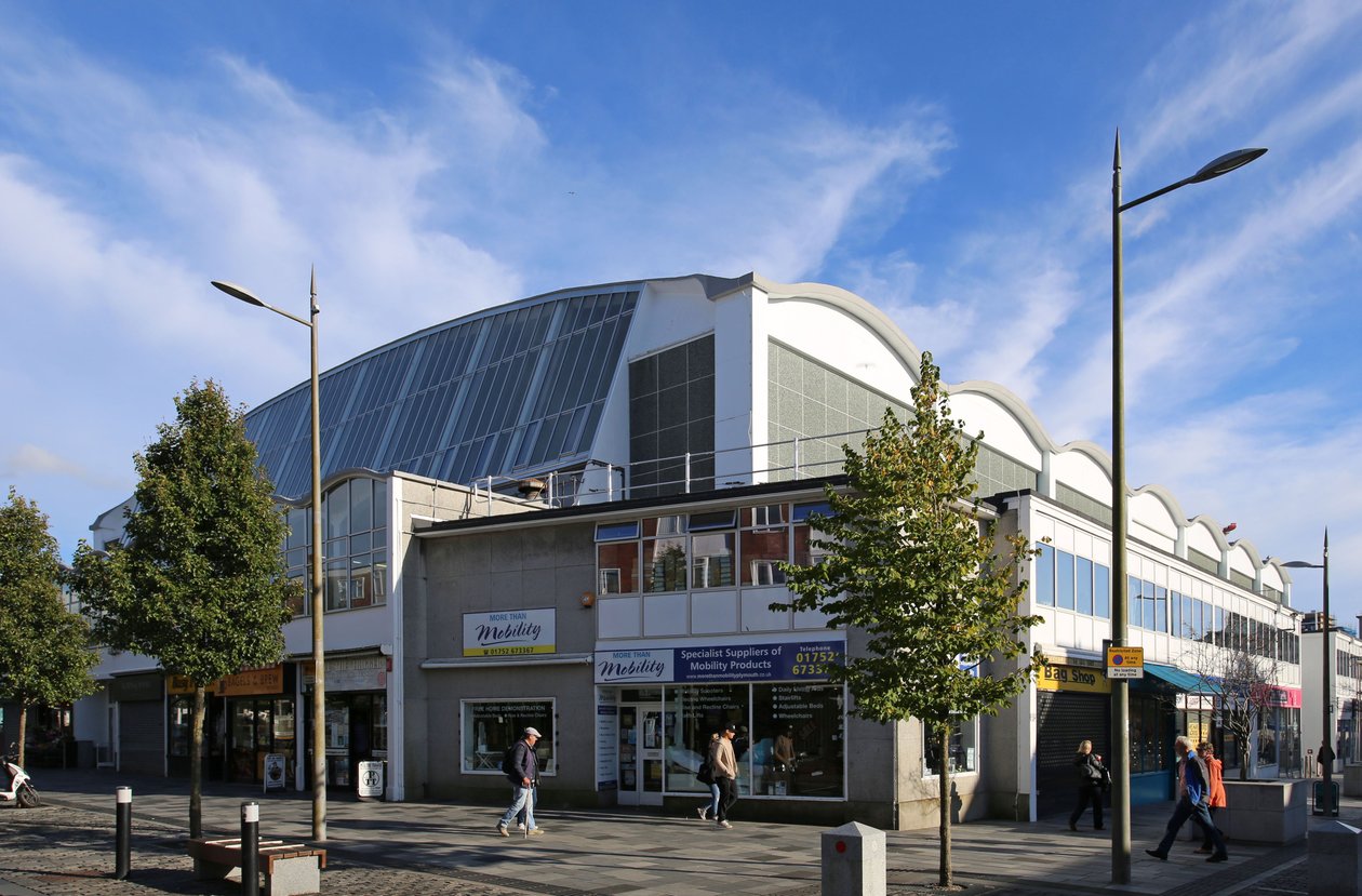 Pannier Market, Plymouth fra nordvest af Unbekannt Unbekannt