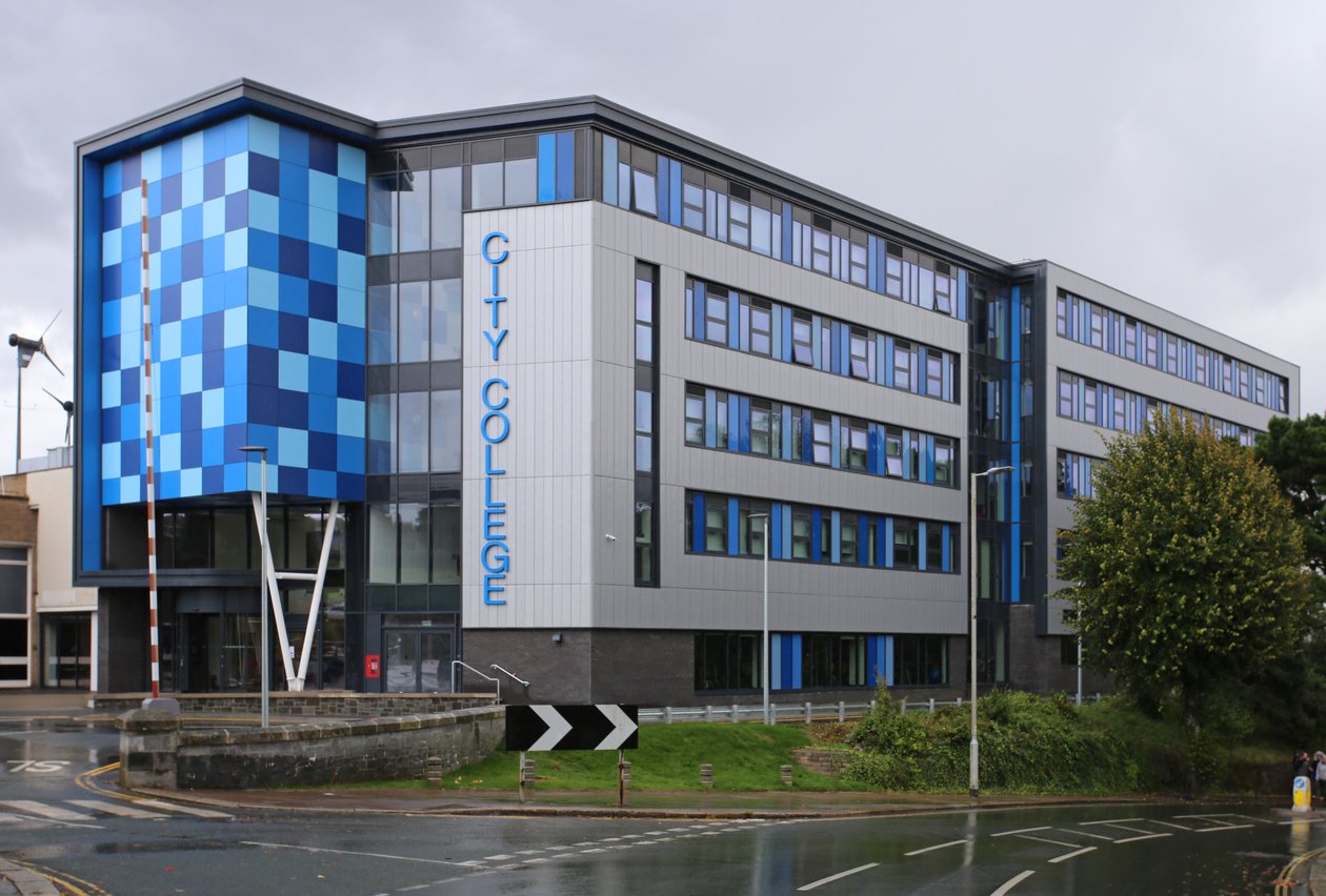 Plymouth City College STEM Center fra Kings Road af Unbekannt Unbekannt