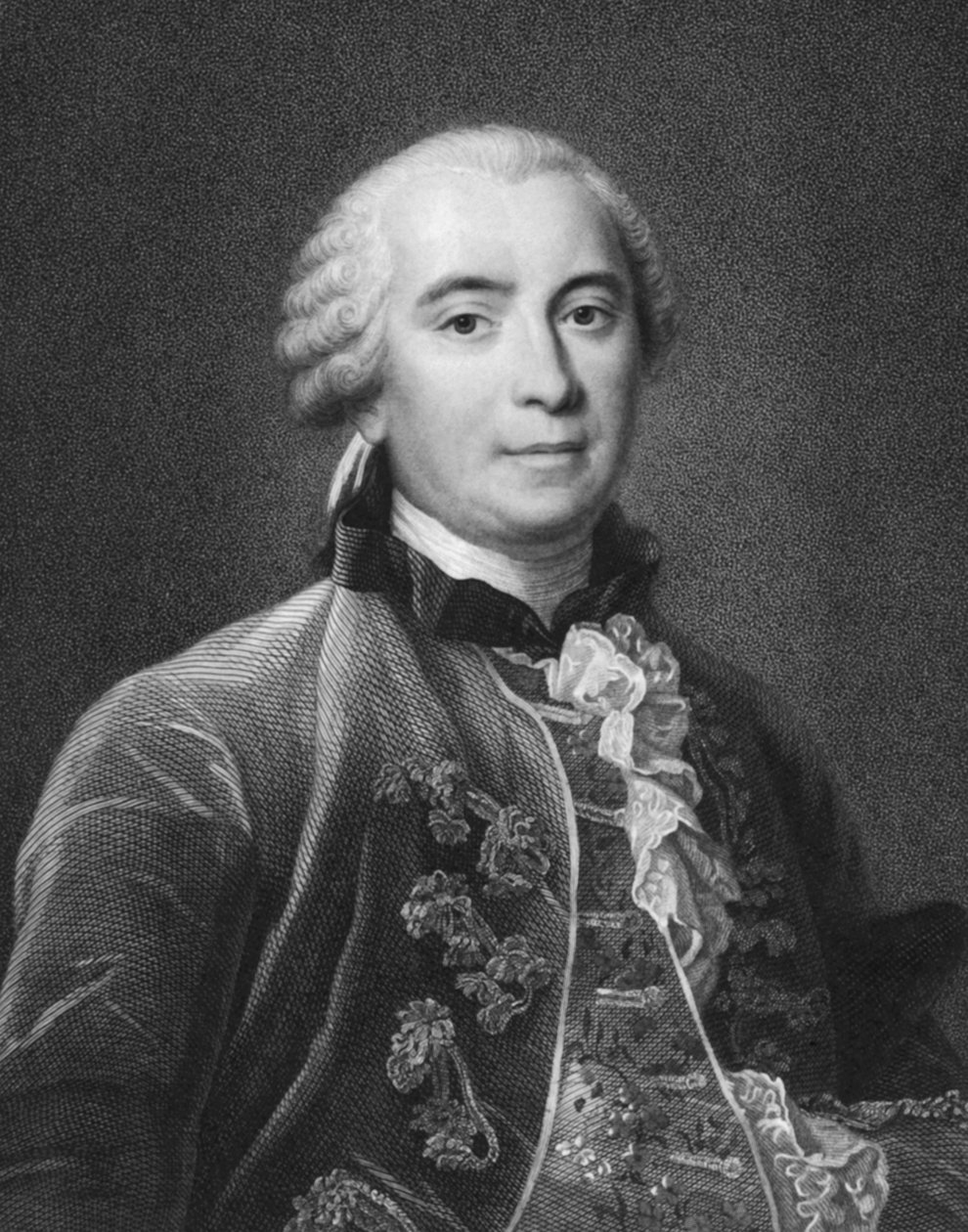 Portræt af grev de Buffon, Paris, Frankrig, ca. 1750 af Unknown