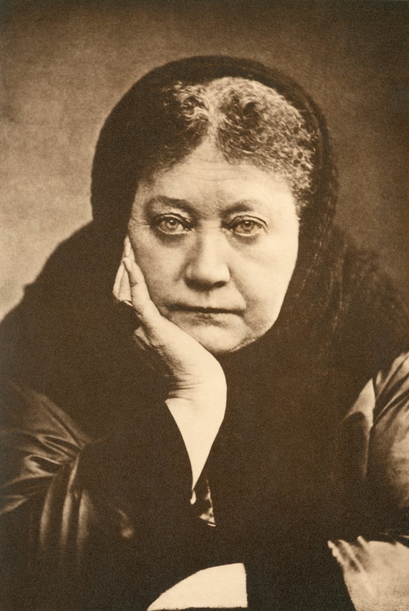 Portræt af Helena Blavatsky, ca. 1880 af Unknown
