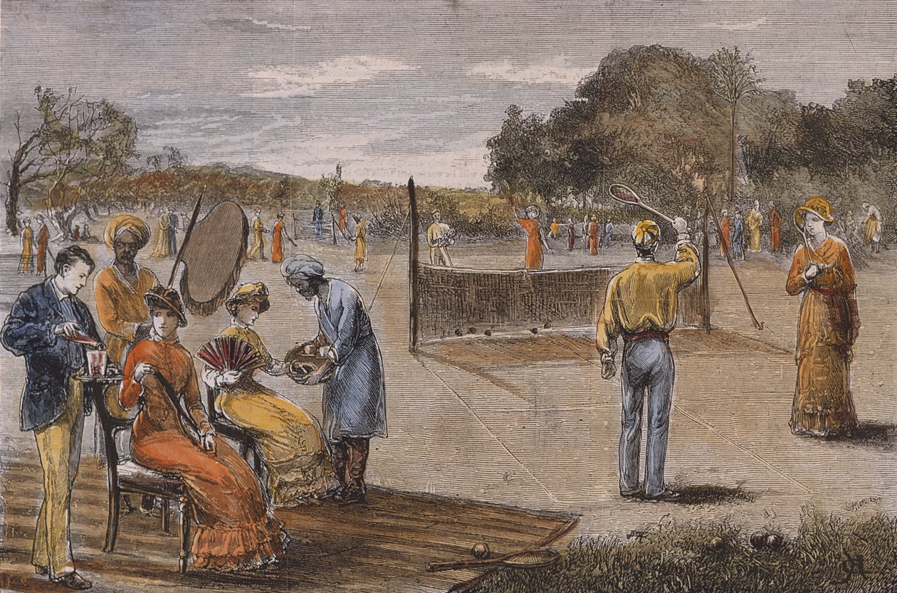 Skitser fra Indien - An Afternoon in the Plains, 1880 (farvegravering) af Unknown