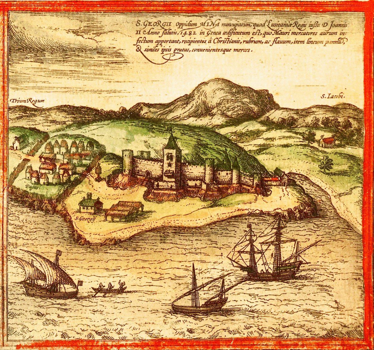 St Georges Castle, Elmina Cape Coast, Vestafrika af Unknown