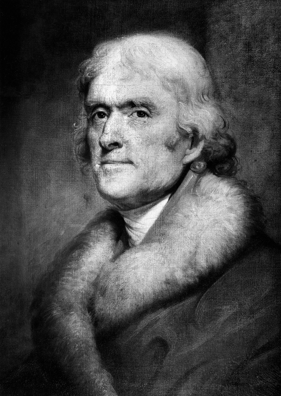 Thomas Jefferson af Rembrandt Peale af Unknown