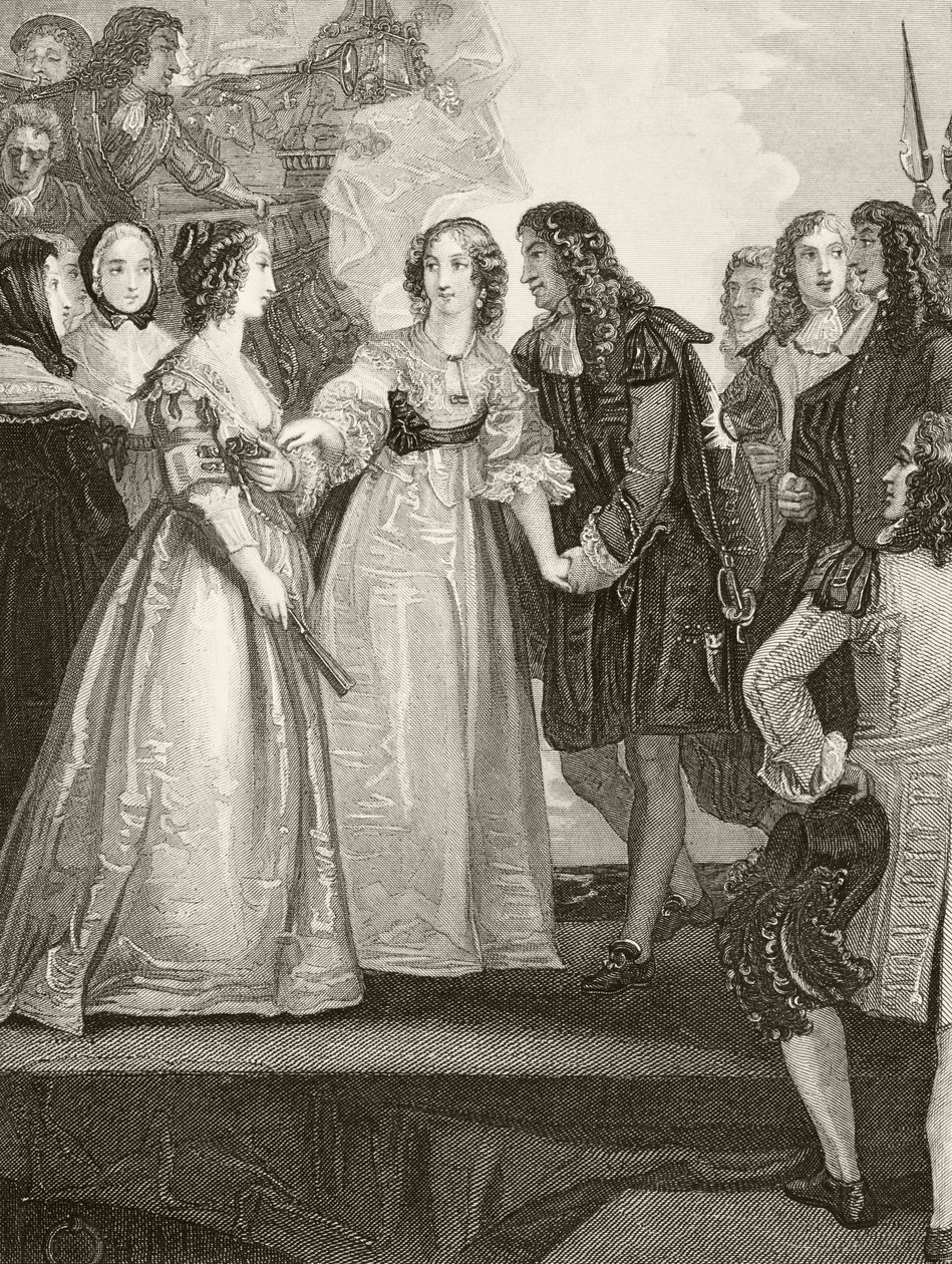 Kong Charles II af England møder sin søster hertuginde Henrietta af Orleans i Dover i 1670, fra 