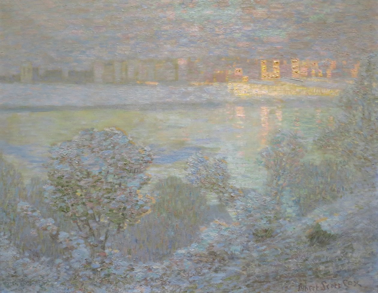 Central Park, New York, om vinteren af Albert Scott Cox