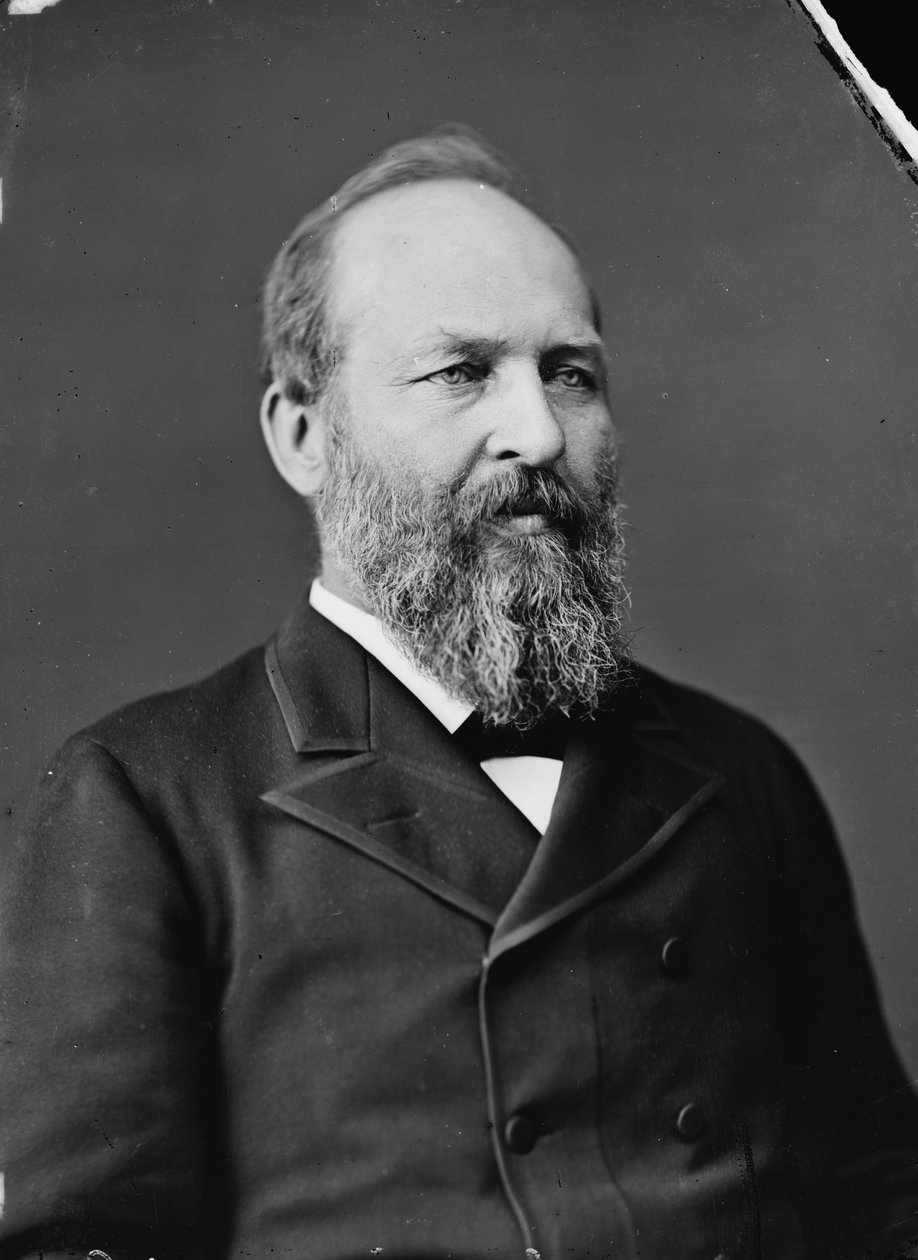 Præsident James Garfield, 1870-80 af American Photographer