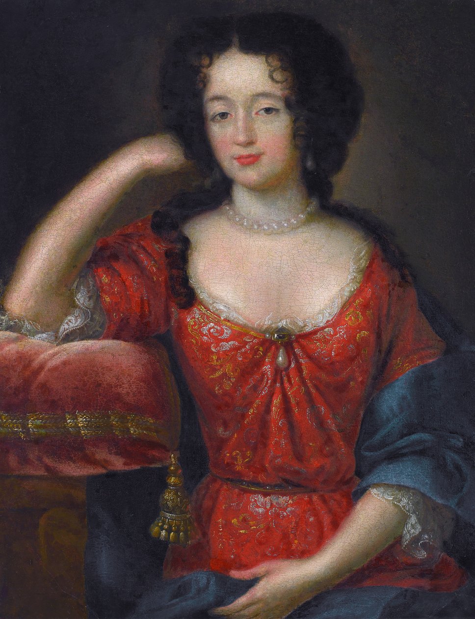 Portræt af Marie Casimire Zamoyska (Marysieńka) af Anonymous
