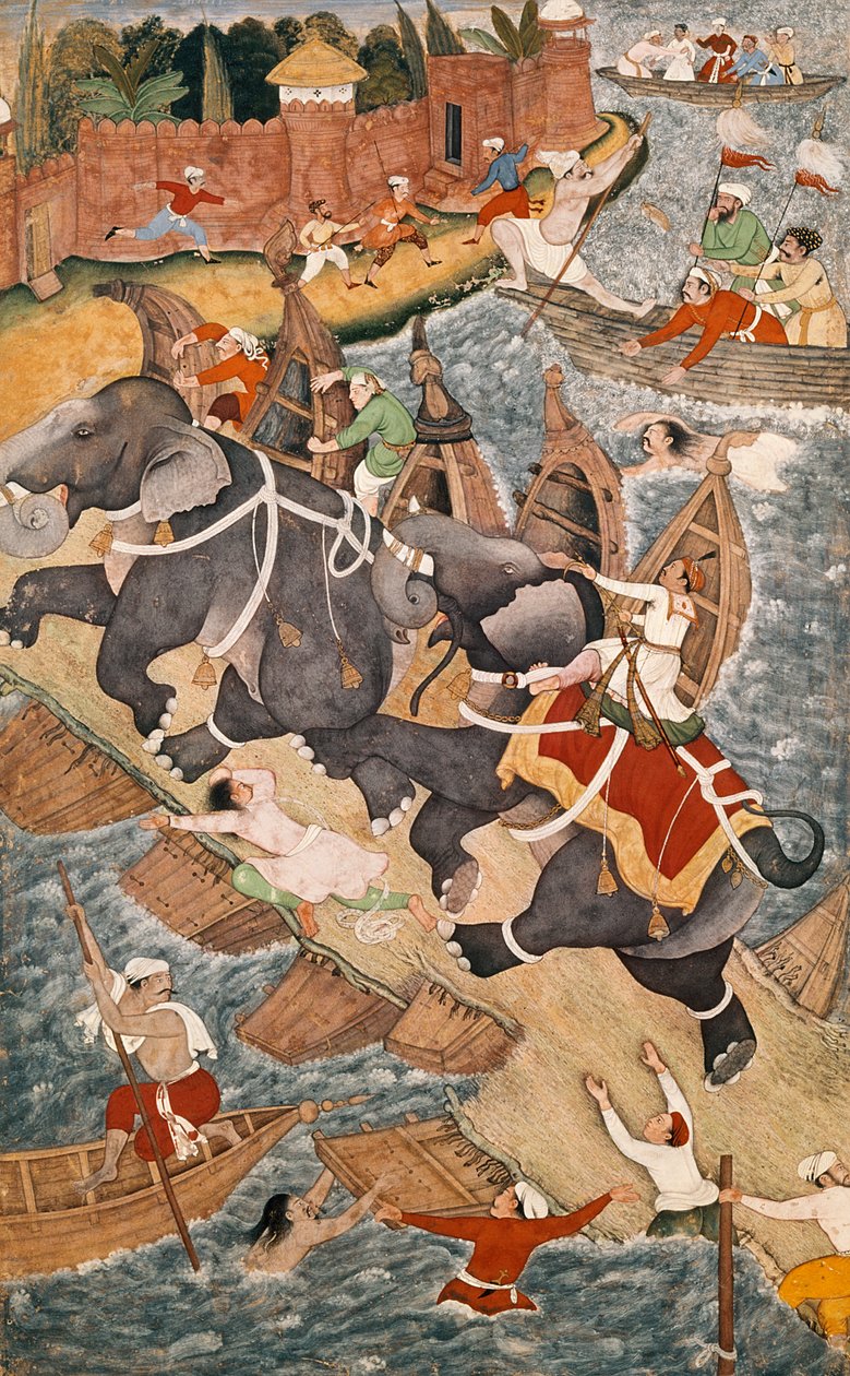 Akbar tæmmer den vilde elefant, Hawa