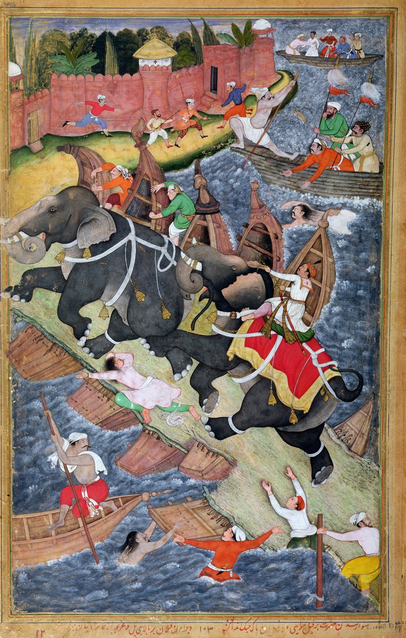 Akbar tæmmer den vilde elefant, Hawa