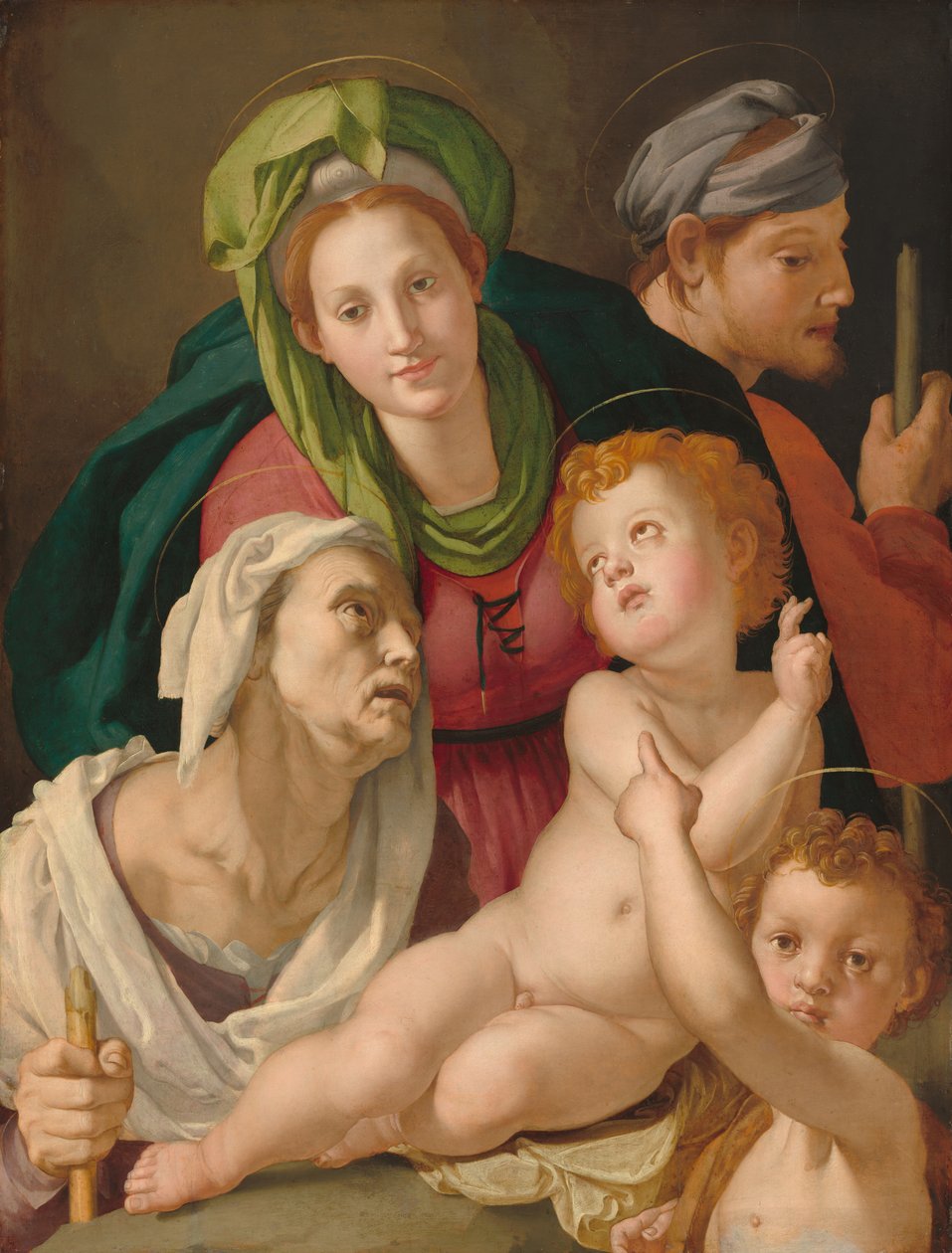 Den hellige familie af Agnolo Bronzino