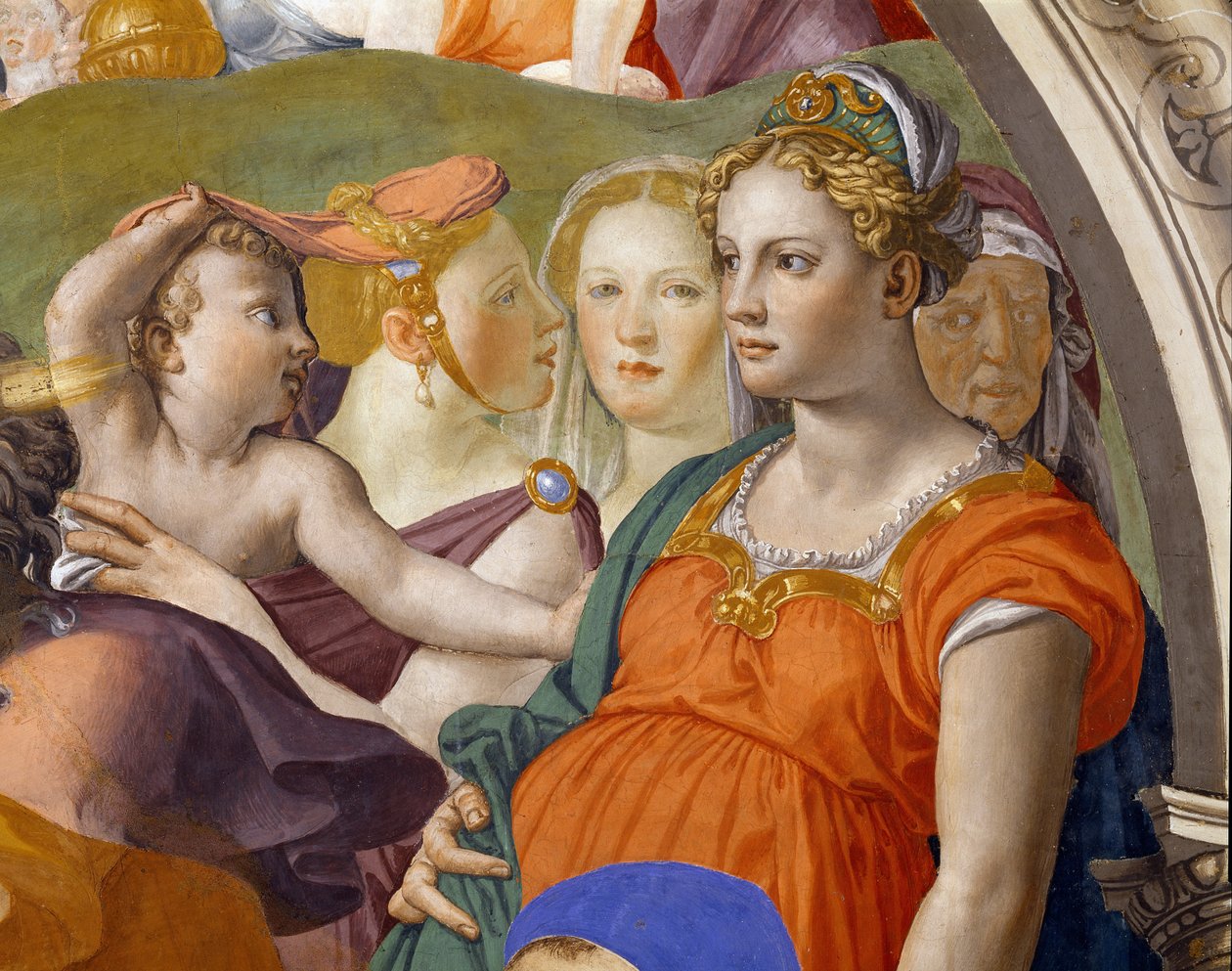 Krydsningen af Det Røde Hav af Agnolo Bronzino