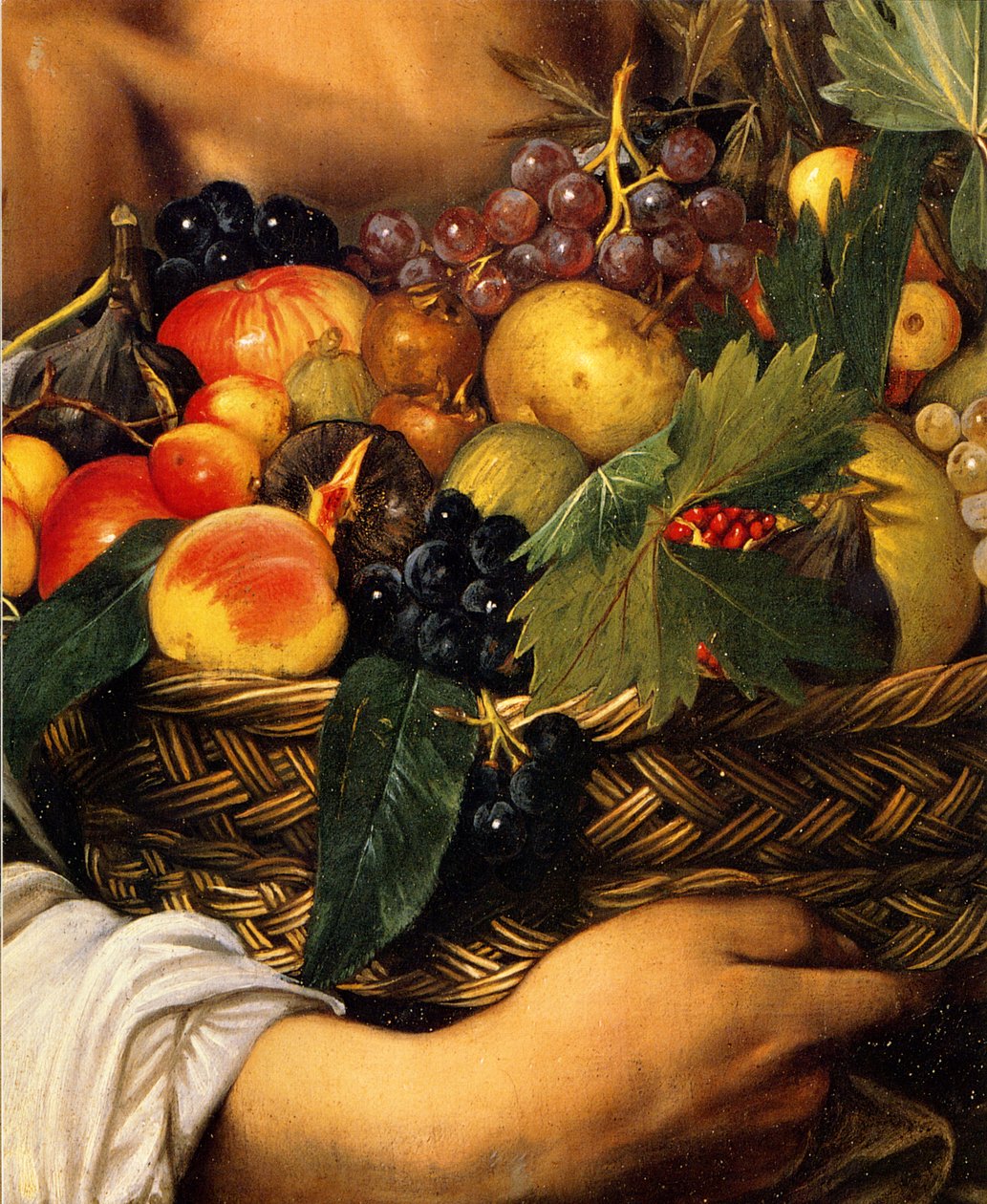 Dreng med en kurv med frugt af Michelangelo Merisi Caravaggio