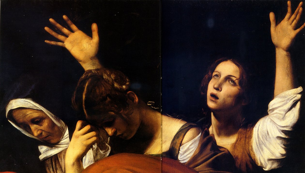 Afsætning (øverste del) Caravaggio af Michelangelo Merisi Caravaggio