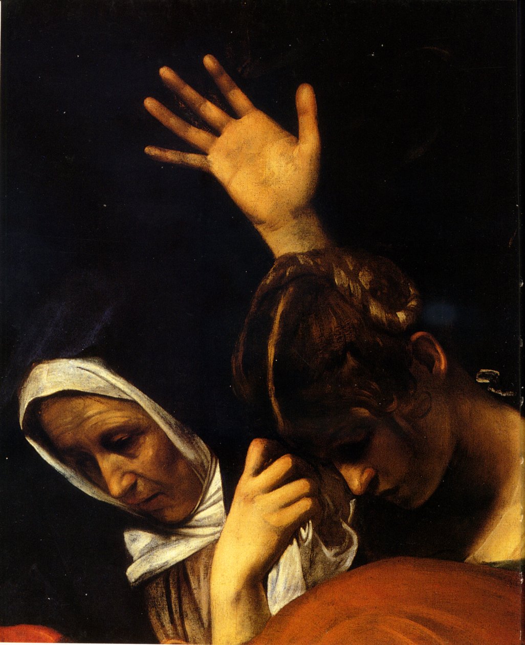 Afsætning (detalje 2) Caravaggio af Michelangelo Merisi Caravaggio