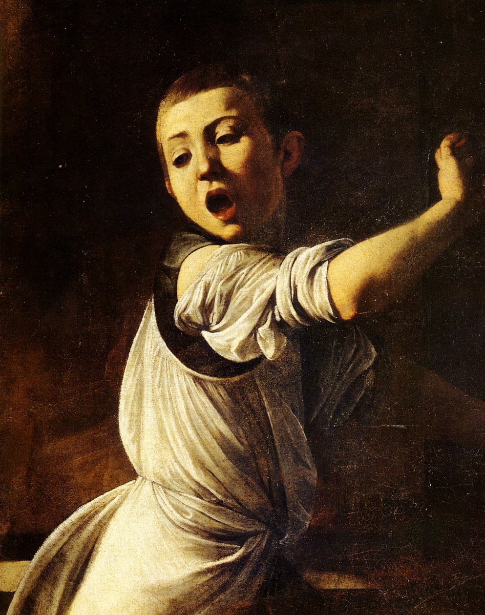 Matthæus martyrium (detaljer) af Michelangelo Merisi Caravaggio