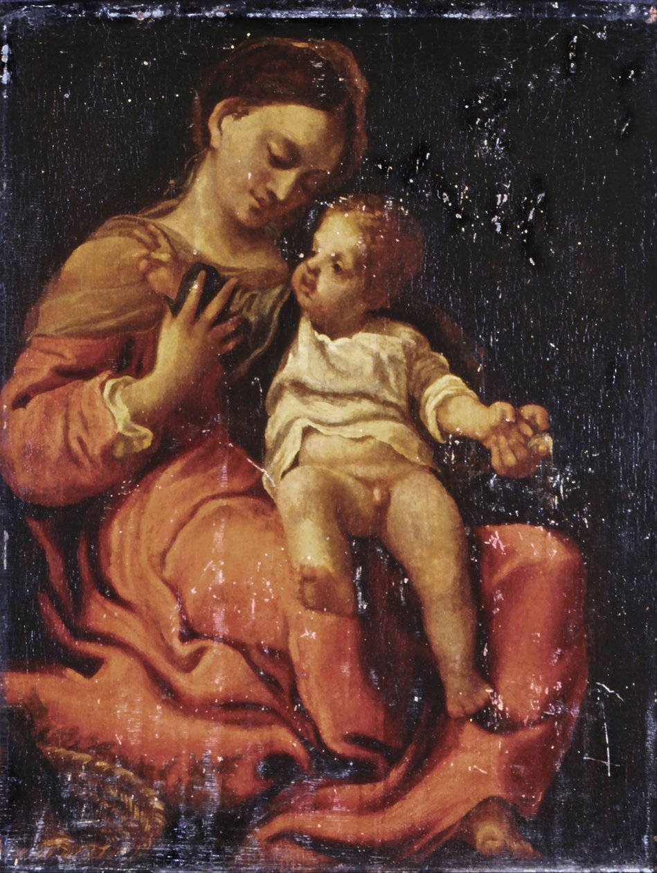 Madonna og barn af Antonio da Correggio