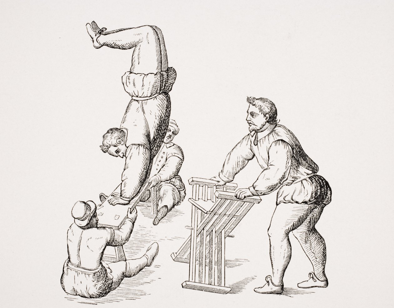 Saltomortaler, illustration fra en faksimile af 