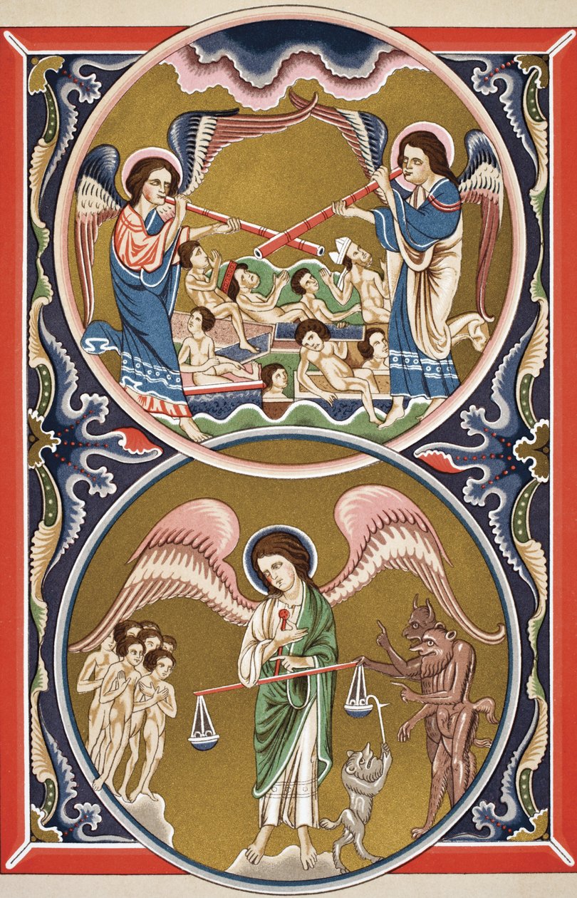 The Resurrection of the Dead and the Weighing of Souls in the Balance at the Last Judgement, fra 