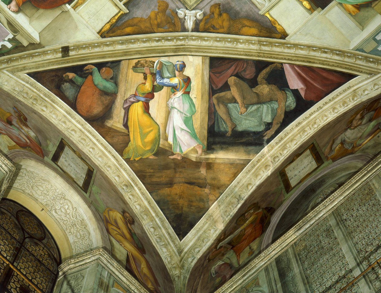 Judith y Holofernes af Michelangelo Buonarroti
