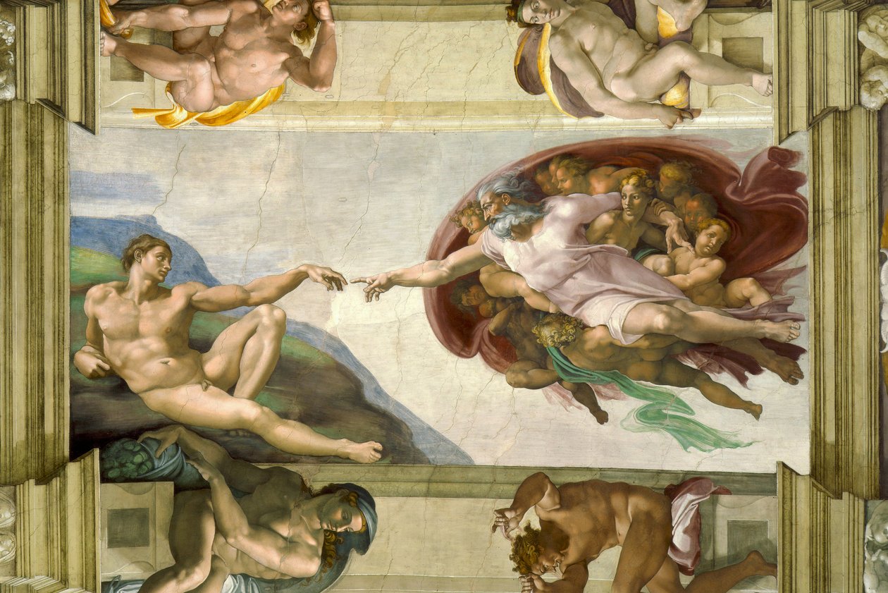 Skabelsen af Adam af Michelangelo Buonarroti