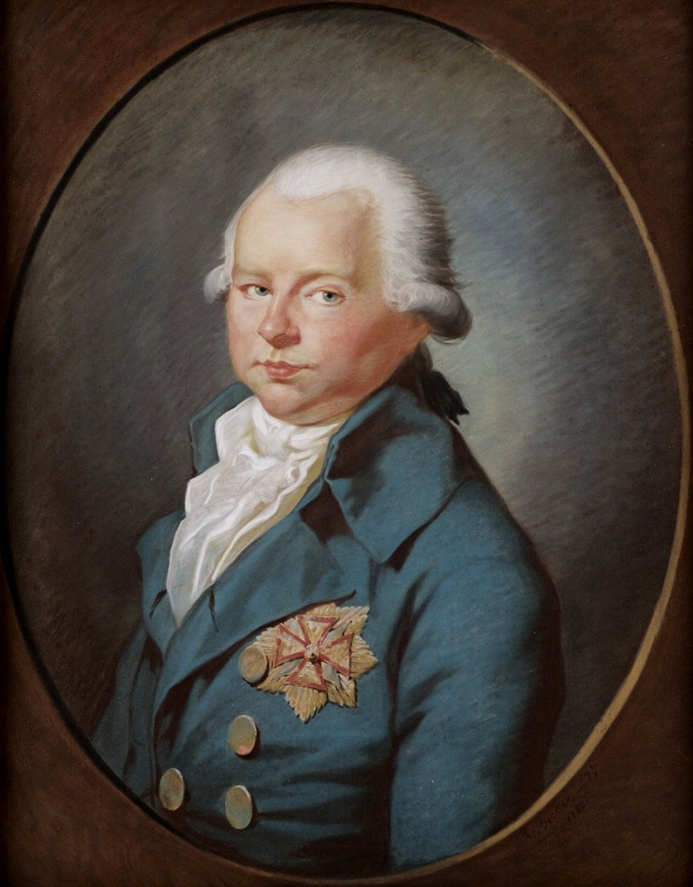Portræt af Friedrich von Baden af Jakob Becker