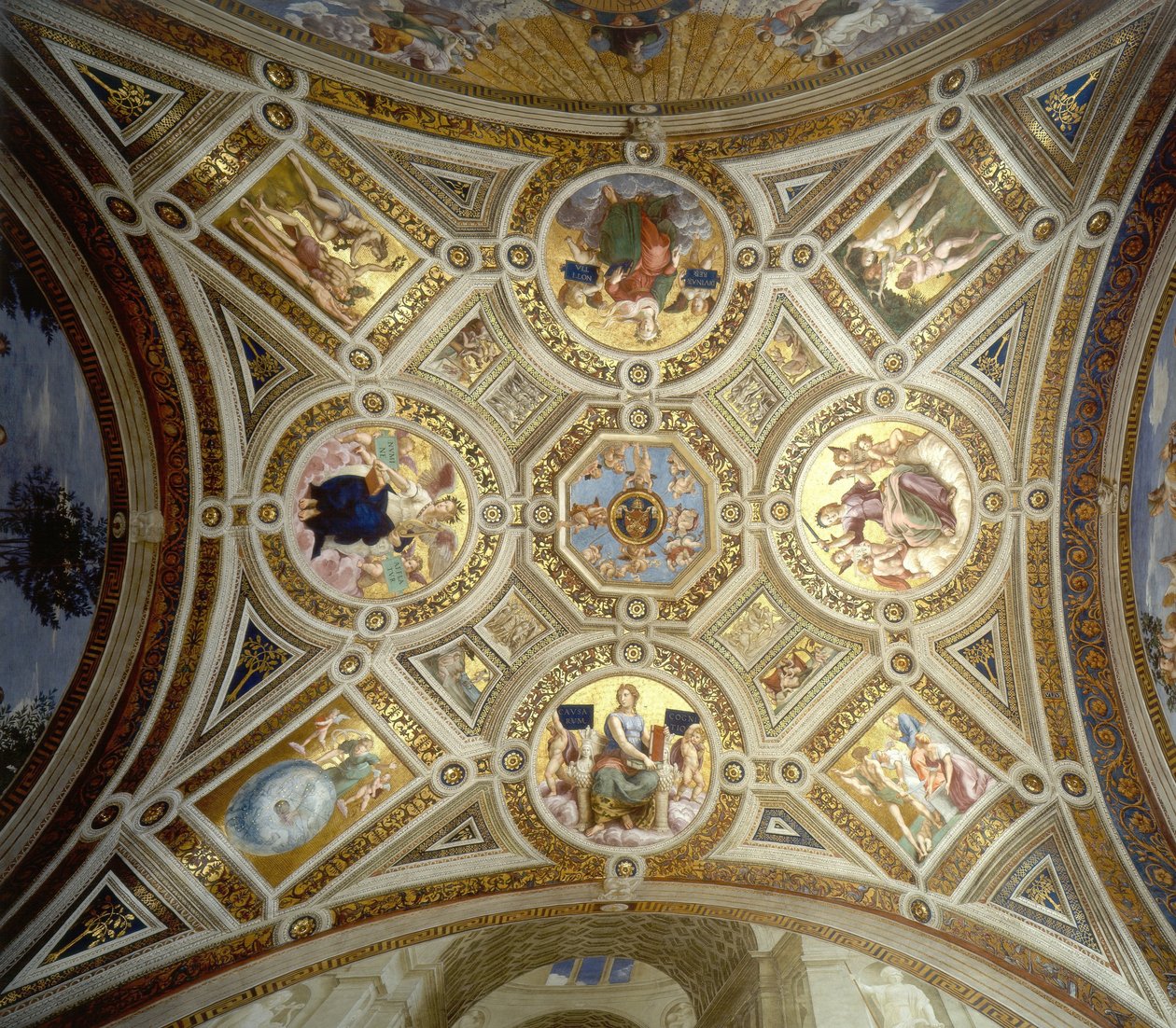 Hvælv af sælens hal af Raffaello Sanzio Raphael
