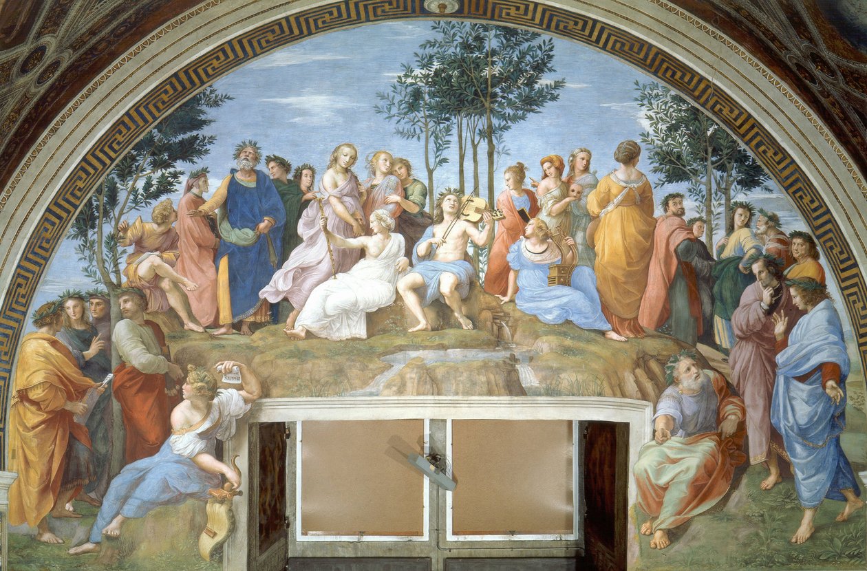 Parnassus af Raffaello Sanzio Raphael