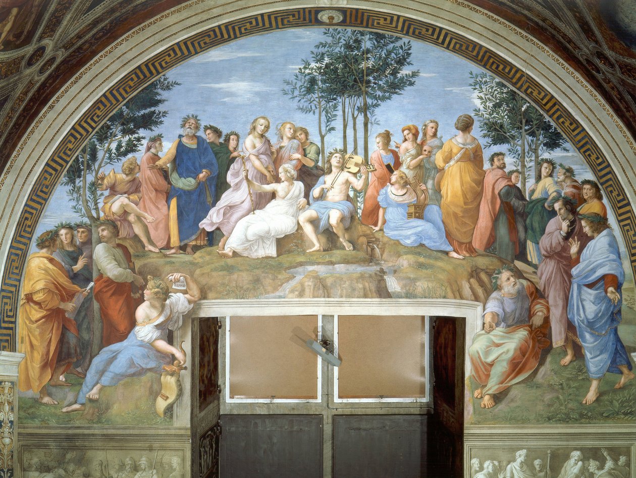 Parnassus af Raffaello Sanzio Raphael