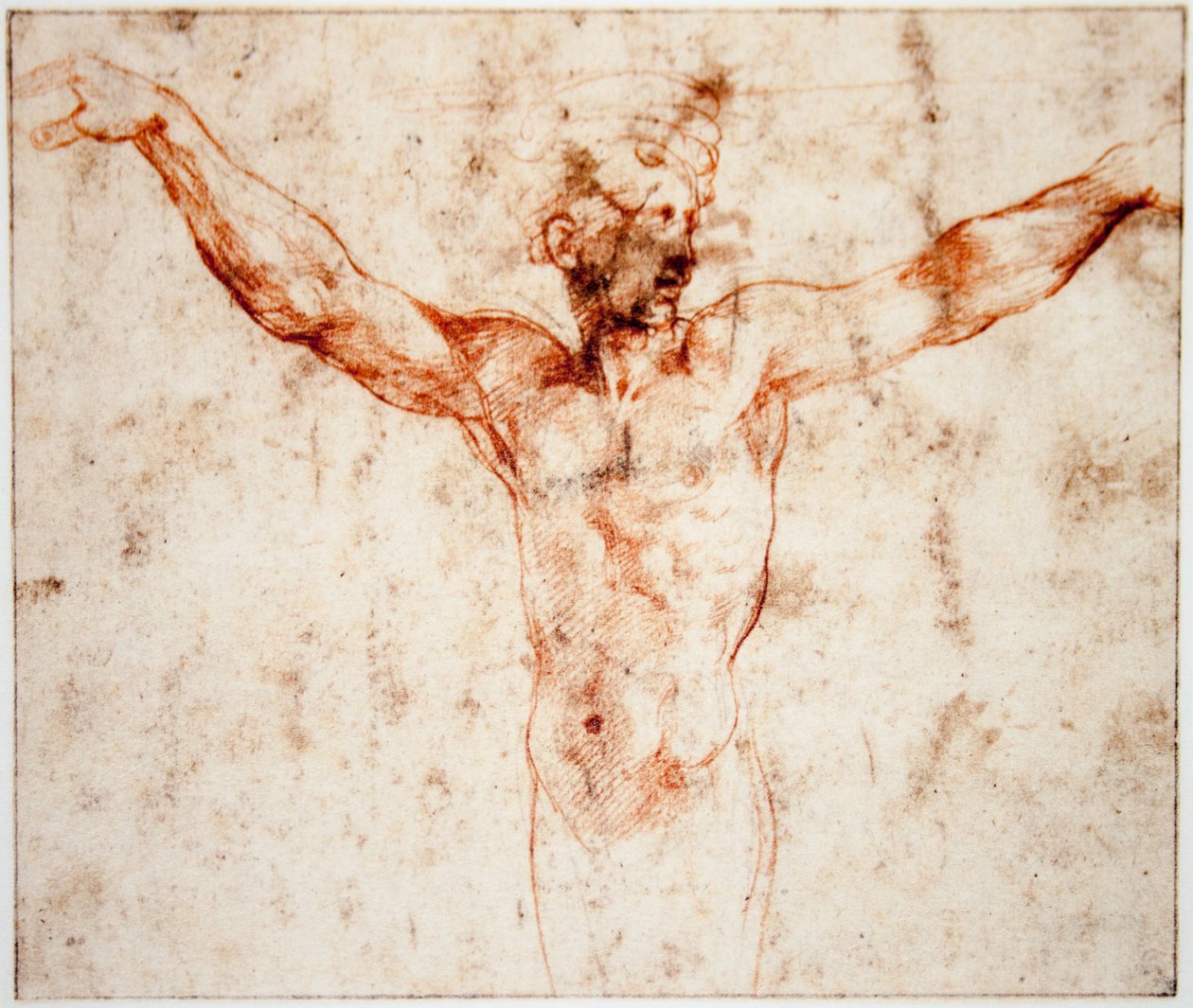 Herm med udbredte arme af Raffaello Sanzio Raphael