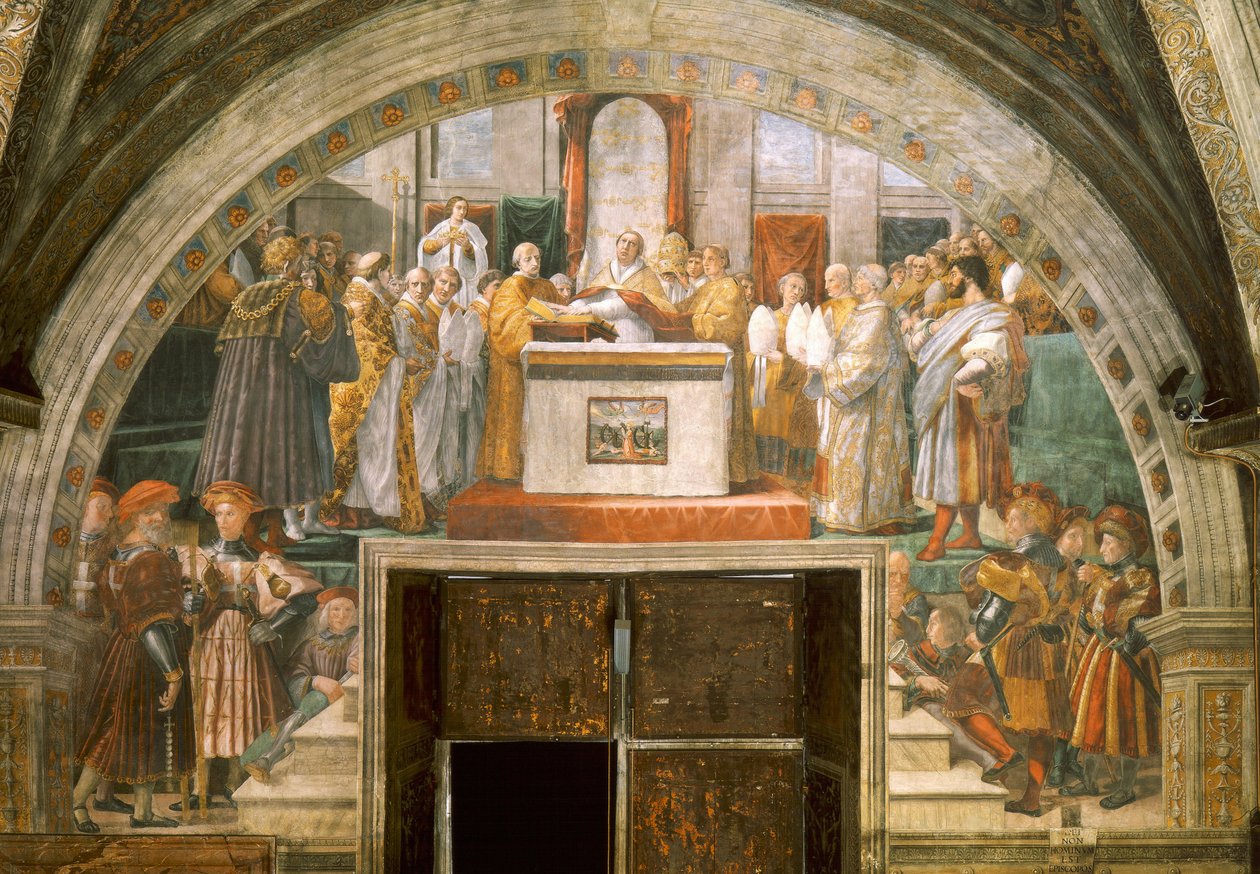 Begrundelse for Leo III af Raffaello Sanzio Raphael