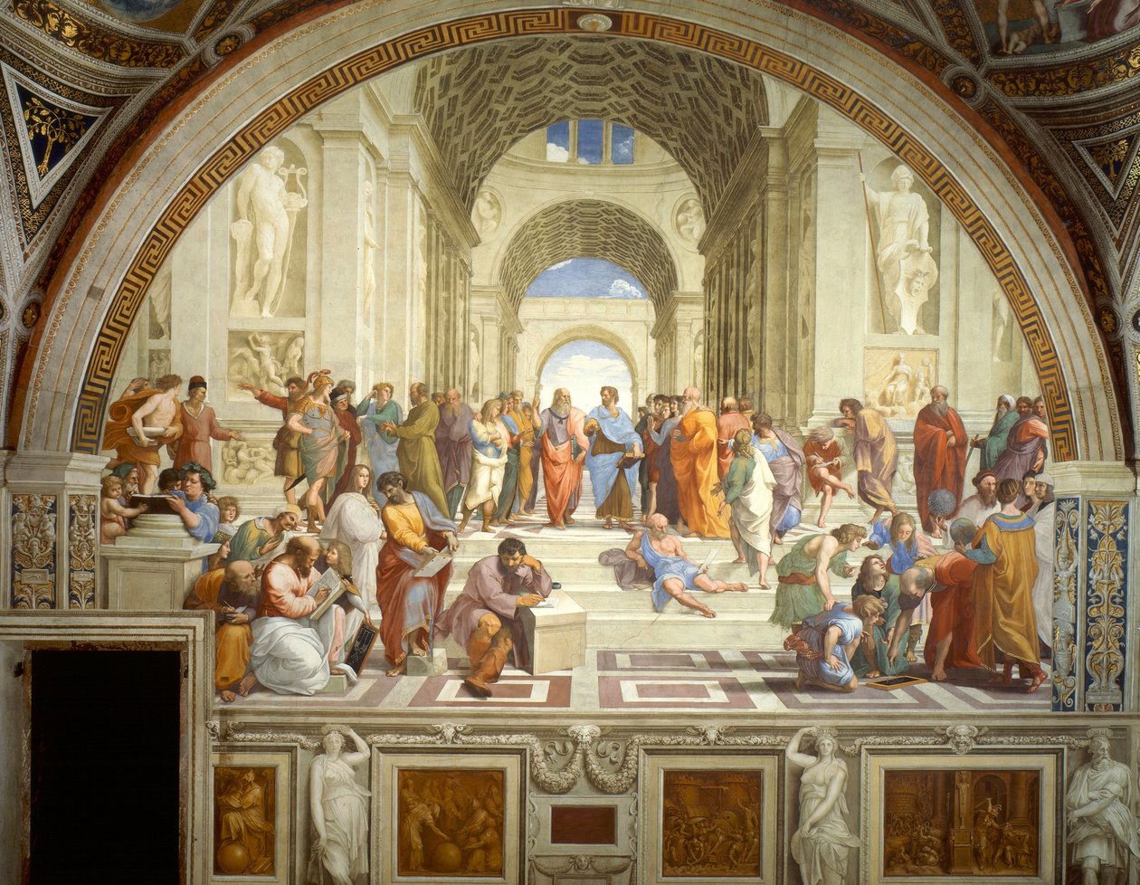 Skolen i Athen af Raffaello Sanzio Raphael