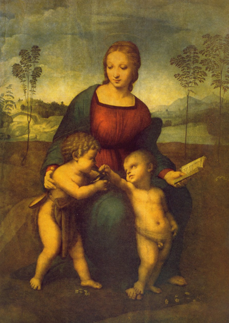 Madonna af guldfinken af Raffaello Sanzio Raphael