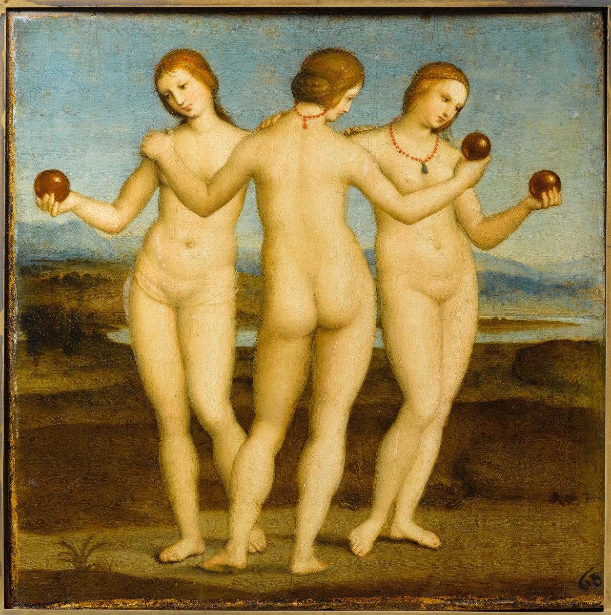 De tre nåde af Raffaello Sanzio Raphael