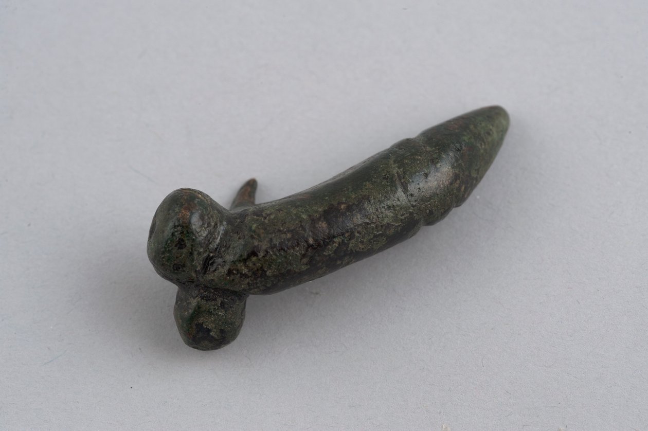 Amulet i form af en fallus (bronze) af Roman