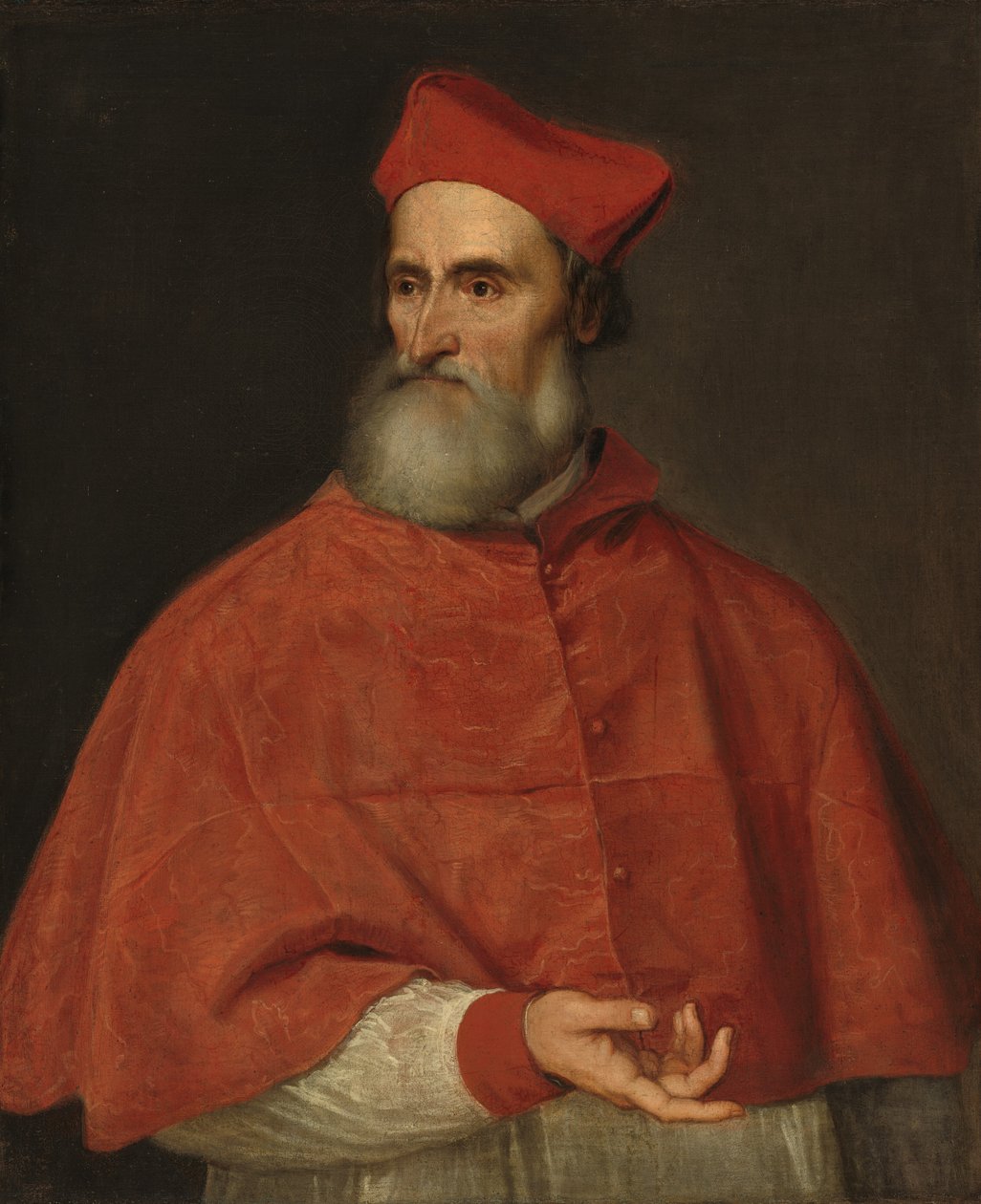 Portræt af Pietro Bembo kardinal af Tiziano Vecelli